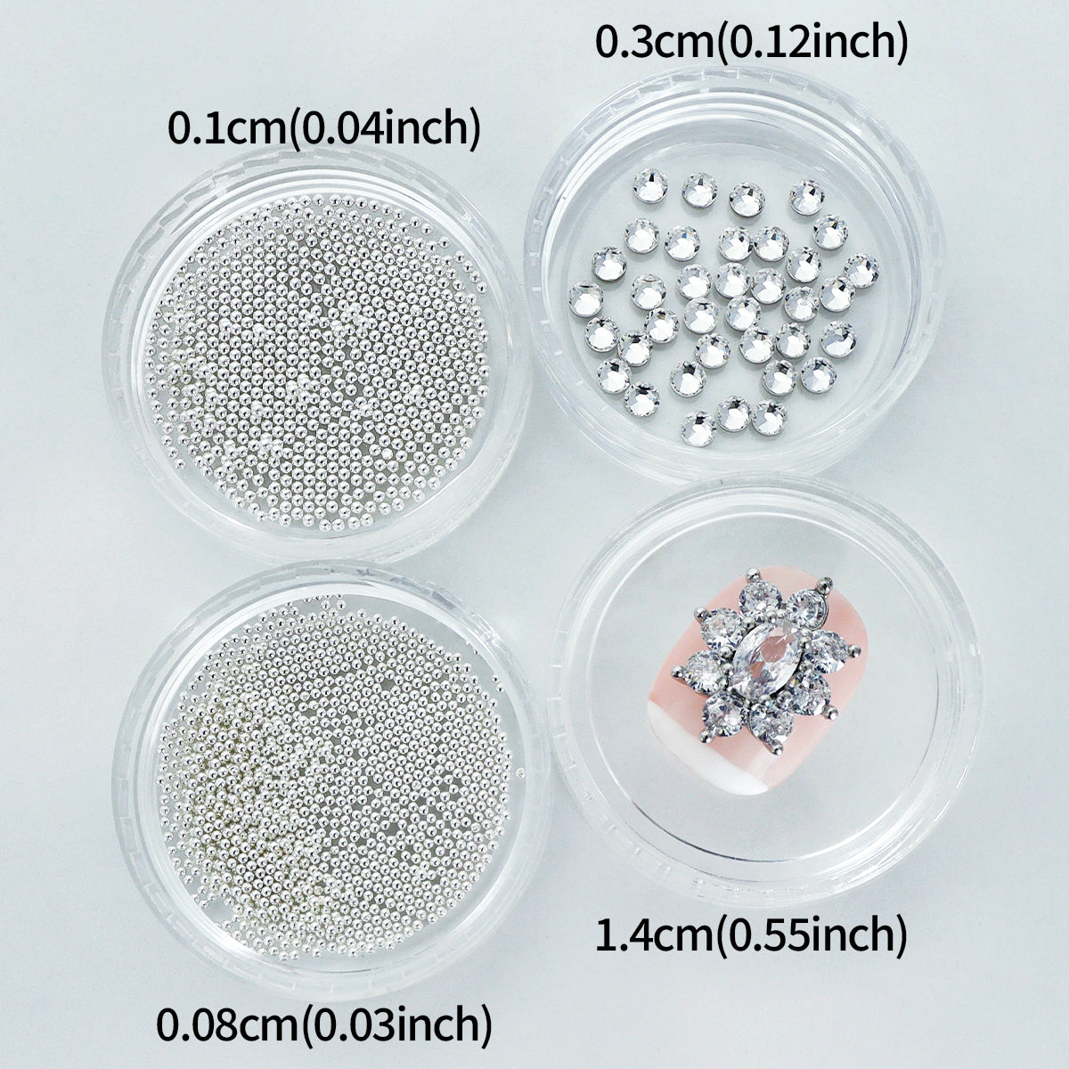 1 Set Luxury Bling Nails Rhinestones, Mixed Golden Beads Flat Bottom Rhinestones Nail Art Decorations, Octagonal Nail Crystalsm，Y2K 3D Nail Supplies, Christmas DIY Manicure