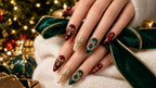 1 Set Golden Silvery Bedazzled Christmas Snowflakes Nails Rhinestones, Bling Nail Crystals, Flatback Hexagonal 3D Nail Art Decoration, Xmas Party Nail Accessories DIY  Nail Art Supplies