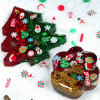 1 Box Christmas Nail Art Decoration Set,  Mixed Gingerbread Man Snowflake Santa Sprinkles for DIY Manicure, Resin Craft, Winter Holiday Decoration